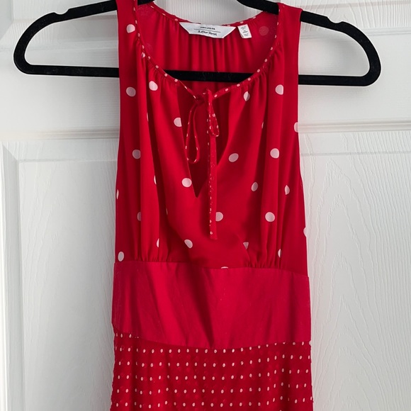 & Other Stories Paris Atelier Red Polka Dot Dress - Picture 3 of 7